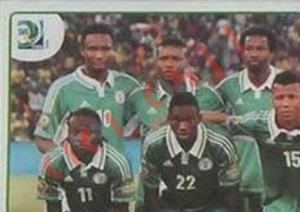 214 Team Nigeria
1 – FIFA Confederations Cup Brazil 2013 Panini