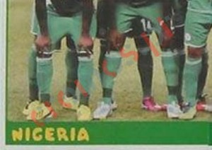 216 Team Nigeria
3 – FIFA Confederations Cup Brazil 2013 Panini