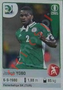 220 Joseph Yobo – FIFA Confederations Cup Brazil 2013 Panini