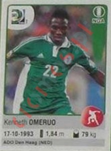 224 Kenneth Omeruo – FIFA Confederations Cup Brazil 2013 Panini