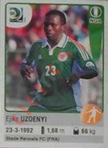 226 Ejike Uzoenyi – FIFA Confederations Cup Brazil 2013 Panini