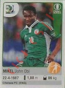 227 Mikel John Obi – FIFA Confederations Cup Brazil 2013 Panini