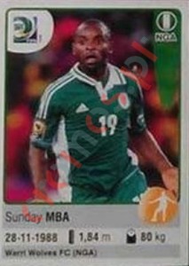 230 Sunday Mba – FIFA Confederations Cup Brazil 2013 Panini