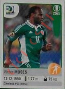 232 Victor Moses – FIFA Confederations Cup Brazil 2013 Panini