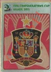 134 Badge Spain – FIFA Confederations Cup Brazil 2013 Panini