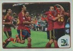 135 Celebration Spain – FIFA Confederations Cup Brazil 2013 Panini