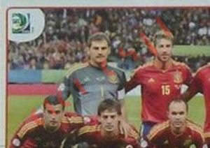 136 Team Spain
1 – FIFA Confederations Cup Brazil 2013 Panini