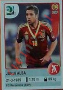 145 Jordi Alba – FIFA Confederations Cup Brazil 2013 Panini