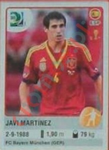 147 Javi Martínez – FIFA Confederations Cup Brazil 2013 Panini