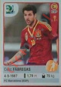 153 Cesc Fábregas – FIFA Confederations Cup Brazil 2013 Panini