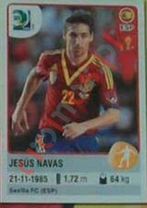 154 Jesús Navas – FIFA Confederations Cup Brazil 2013 Panini
