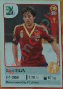 155 David Silva – FIFA Confederations Cup Brazil 2013 Panini