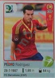 157 Pedro Rodríguez – FIFA Confederations Cup Brazil 2013 Panini