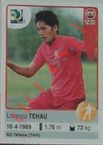 206 Lorenzo Tehau – FIFA Confederations Cup Brazil 2013 Panini