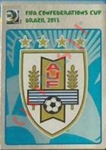 160 Badge Uruguay – FIFA Confederations Cup Brazil 2013 Panini