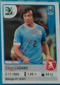 168 Diego Lugano – FIFA Confederations Cup Brazil 2013 Panini