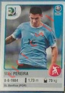 172 Maxi Pereira – FIFA Confederations Cup Brazil 2013 Panini