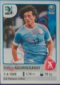 174 Matias Aguirregaray – FIFA Confederations Cup Brazil 2013 Panini