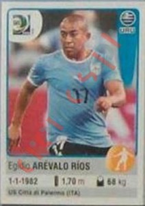 176 Egídio Arévalo Ríos – FIFA Confederations Cup Brazil 2013 Panini