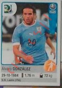 179 Álvaro González – FIFA Confederations Cup Brazil 2013 Panini