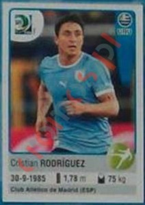 182 Cristián Rodríguez – FIFA Confederations Cup Brazil 2013 Panini