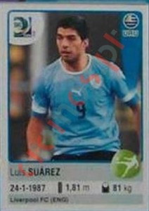 184 Luis Suárez – FIFA Confederations Cup Brazil 2013 Panini