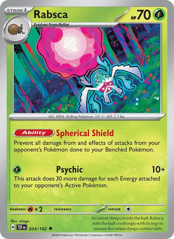 024-holo-cosmos-playerrew-b7676b Rabsca (Holo, Cosmos Holo, Player Rewards stamp) – Temporal Forces