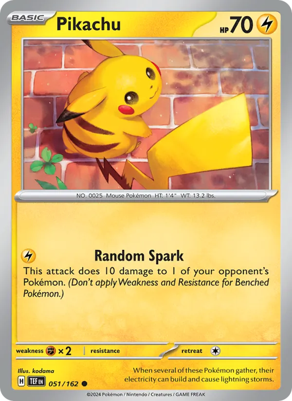 051-holo-pokemonday Pikachu (Holo, Pokémon Day stamp) – Temporal Forces