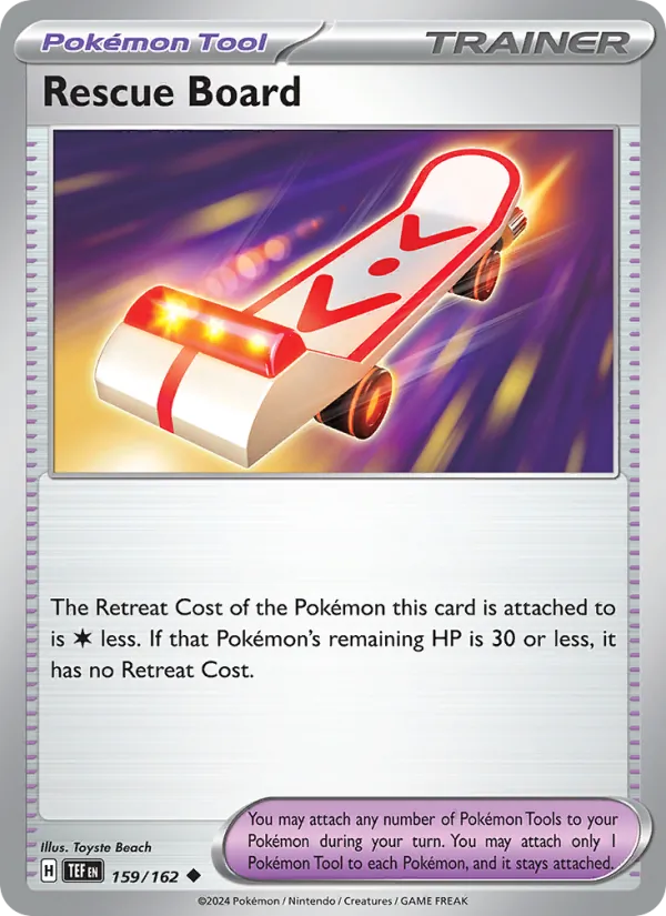159-holo-cosmos-playerrew-b7676b Rescue Board (Holo, Cosmos Holo, Player Rewards stamp) – Temporal Forces