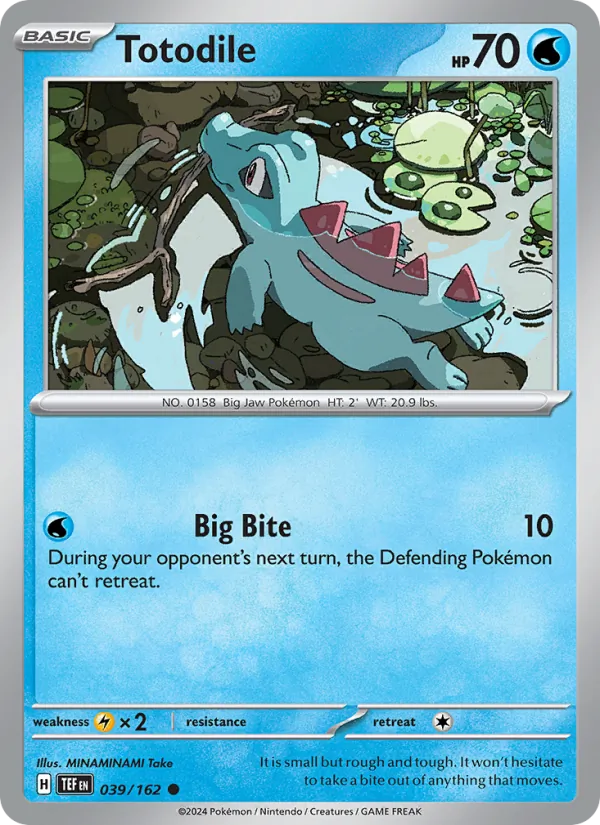039-RH Totodile – Temporal Forces