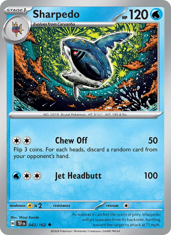 043-RH Sharpedo – Temporal Forces