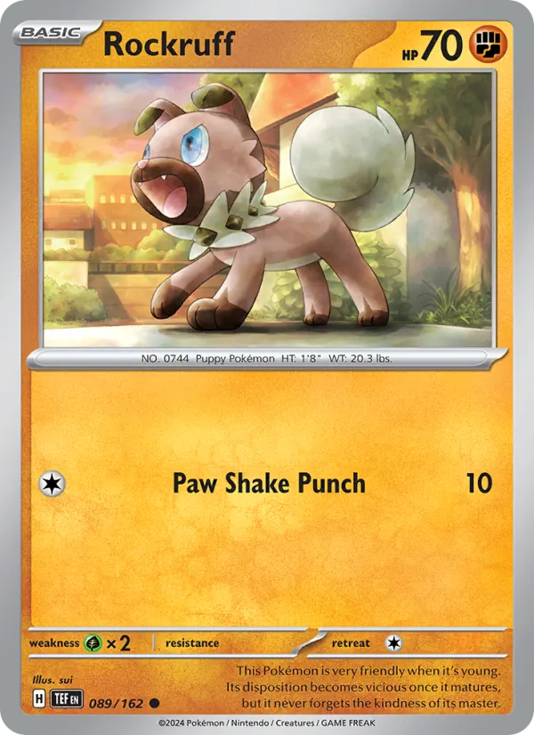 089-RH Rockruff – Temporal Forces
