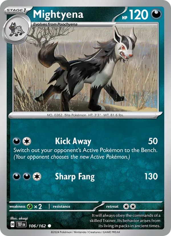 106-RH Mightyena – Temporal Forces