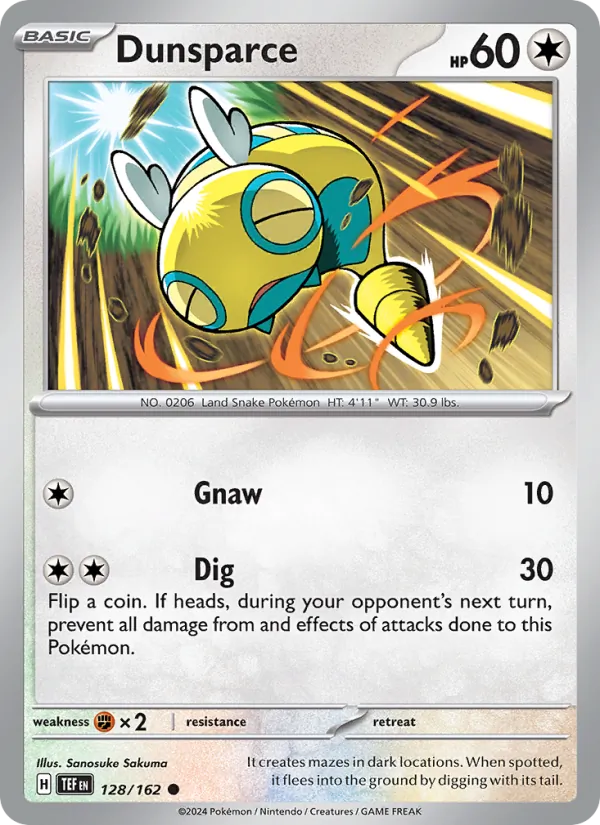 128-RH Dunsparce – Temporal Forces