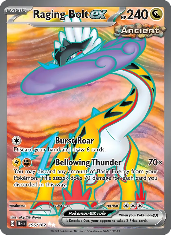 196 Raging Bolt ex – Temporal Forces
