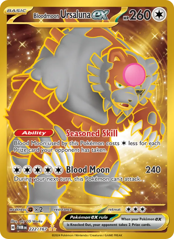 222 Bloodmoon Ursaluna ex – Twilight Masquerade