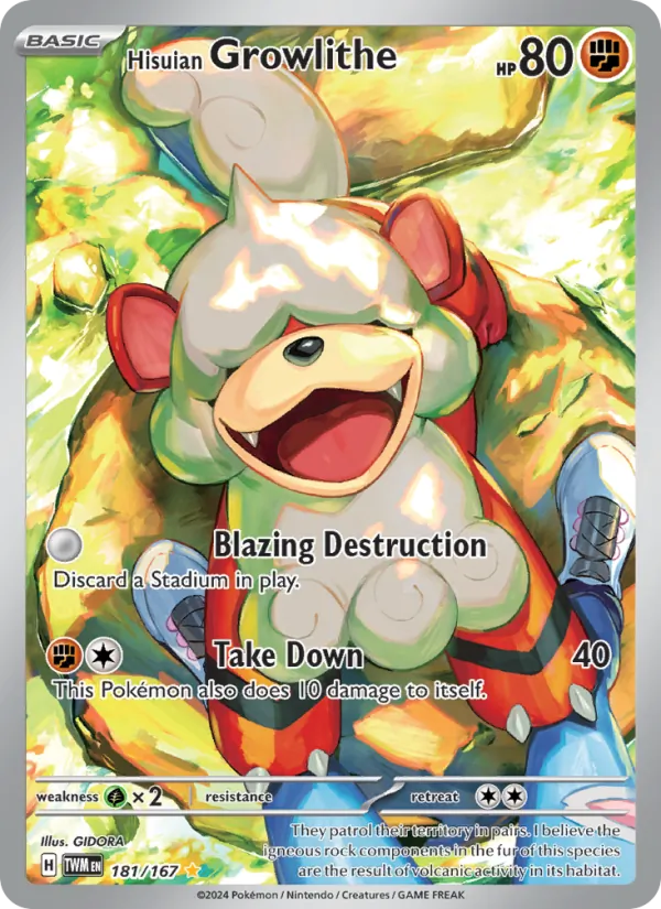 181 Hisuian Growlithe – Twilight Masquerade