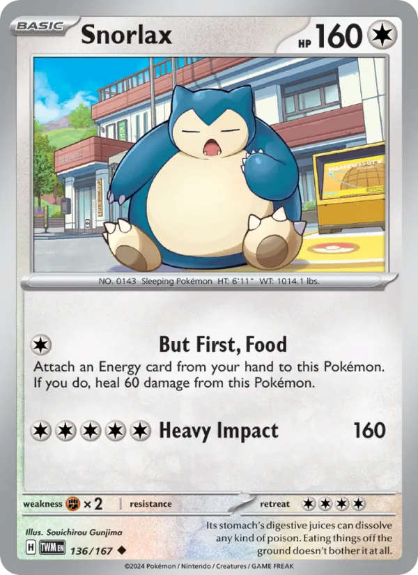 136 Snorlax – Twilight Masquerade