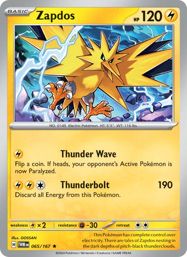 065-RH Zapdos – Twilight Masquerade