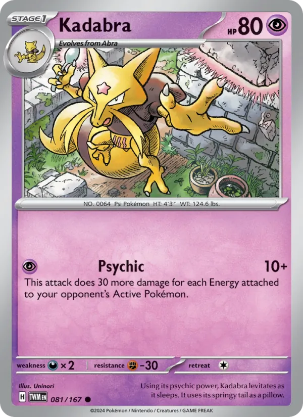 081-RH Kadabra – Twilight Masquerade