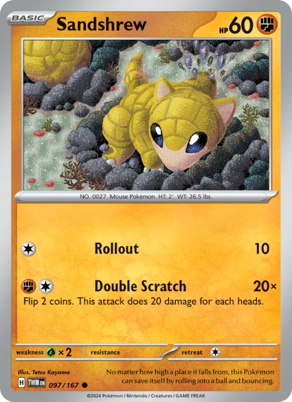 097-RH Sandshrew – Twilight Masquerade