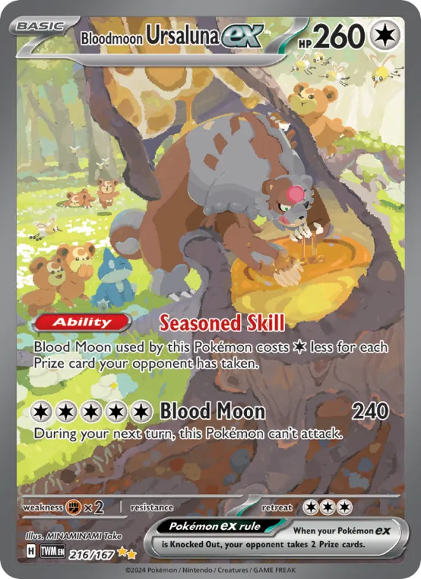 216 Bloodmoon Ursaluna ex – Twilight Masquerade