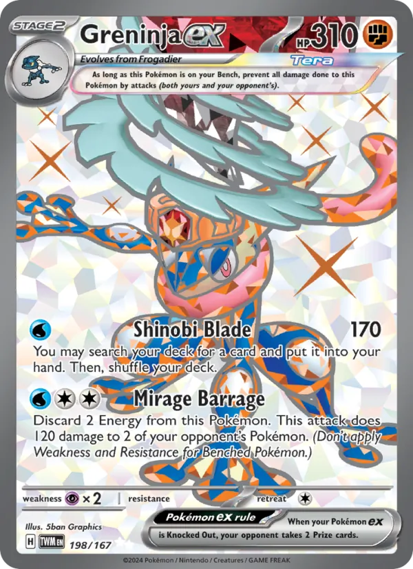 198 Greninja ex – Twilight Masquerade
