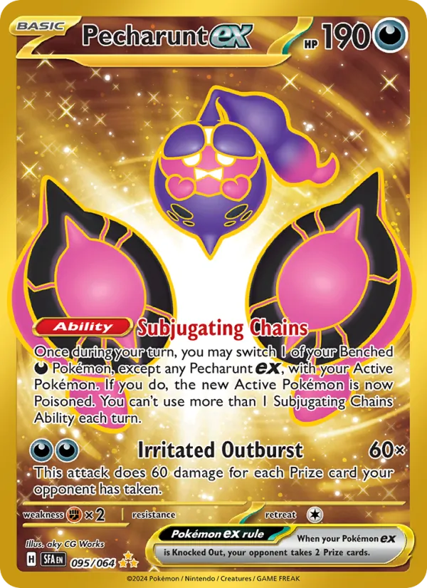095-holo-gold Pecharunt ex (Gold) – Shrouded Fable