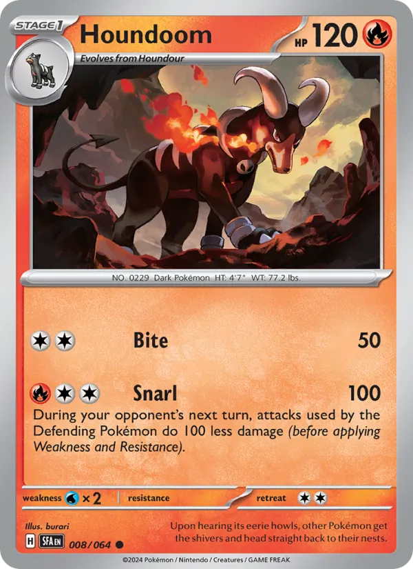 008 Houndoom – Shrouded Fable