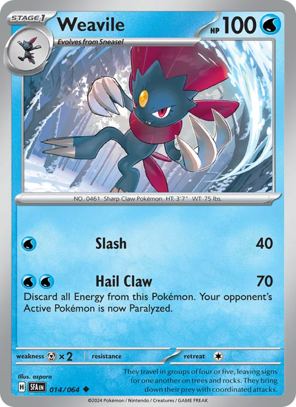 014 Weavile – Shrouded Fable