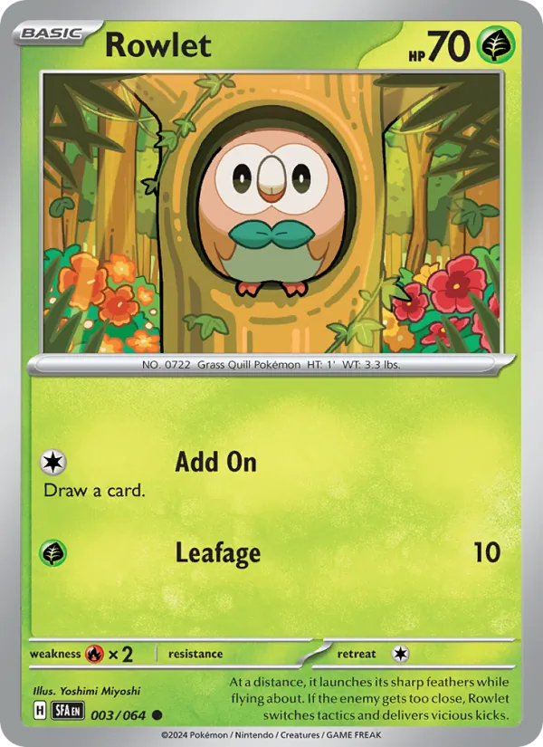 003-RH Rowlet – Shrouded Fable