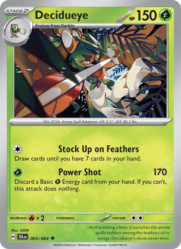 005-RH Decidueye – Shrouded Fable