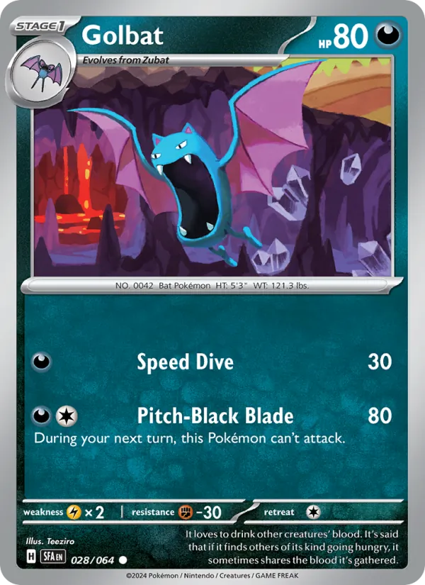028-RH Golbat – Shrouded Fable