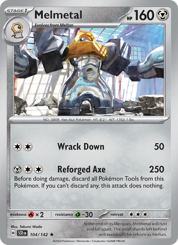 104-holo-cosmos Melmetal (Cosmos Holo) – Stellar Crown